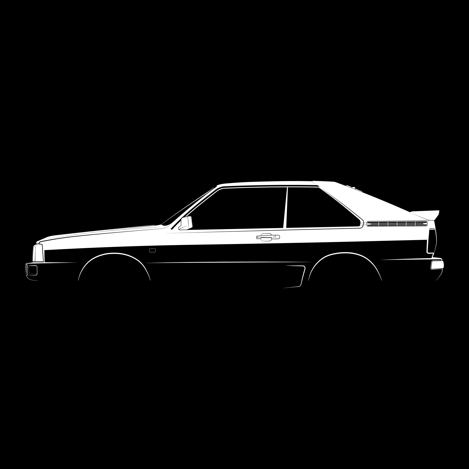 Quattro audi вектор